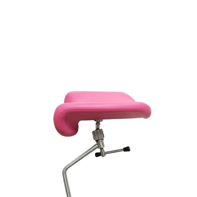 Hitam PU Logam Stainless Steel Pemegang Kaki Obstetrik Untuk Tempat Tidur Rumah Sakit