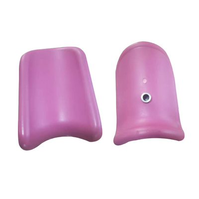 Tempat Tidur Bersalin Rumah Sakit PU Foam Foot Rest Warna Pink Aksesoris Tempat Tidur Pengiriman