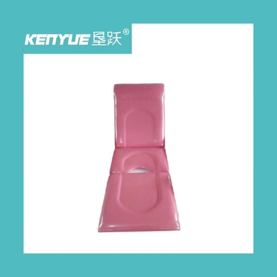 Tempat tidur kebidanan kasur cetakan sekali pakai pink ginekologi khusus