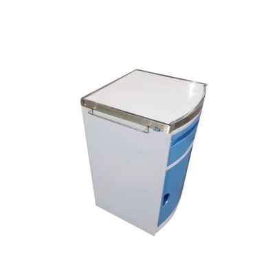 Bahan ABS khusus rumah sakit kabinet samping tempat tidur biru Kabinet samping tempat tidur bangsal