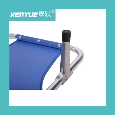 Aluminium Alloy Material Blue Hospital Folding Tandu rumah sakit didedikasikan