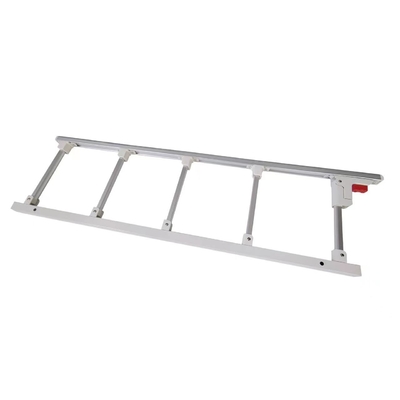 Lima Tiang Perak Dilipat Rel Samping Tempat Tidur Aluminium Alloy Guardrail