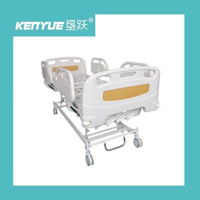 Tempat Tidur Perawatan Listrik Dua Fungsi Dapat Disesuaikan Putih Untuk Rumah Sakit