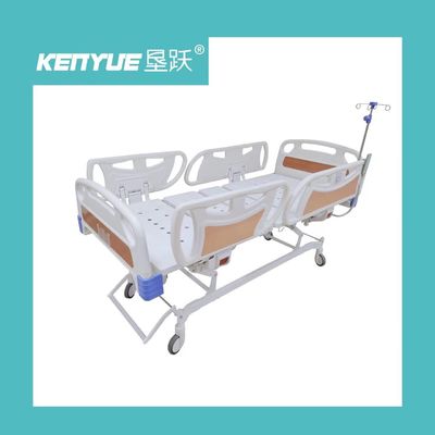 Peralatan Medis Manual Tempat Tidur Perawat Rumah Sakit Tiga Fungsi Senter Terintegrasi