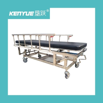 Tandu Ambulans Darurat Stainless Steel Manual Adjustable Tinggi