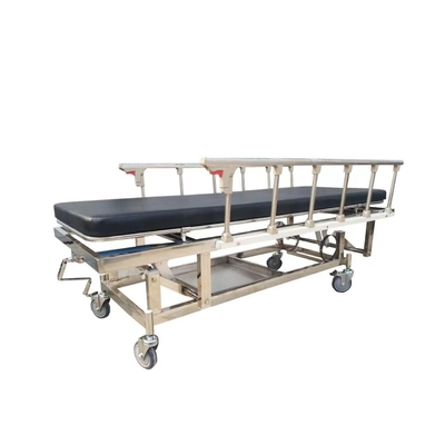 Tandu Ambulans Darurat Stainless Steel Manual Adjustable Tinggi
