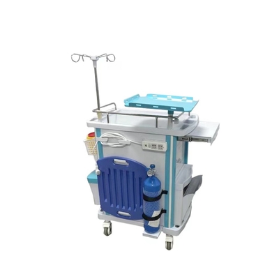 Fungsi Infus Laci Bingkai Aluminium Perawat ABS 960mm Keranjang Medis Darurat