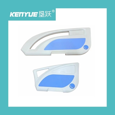 PP Security Hospital Bed Guard Rail Dengan Bracket Biru Hijau Khusus