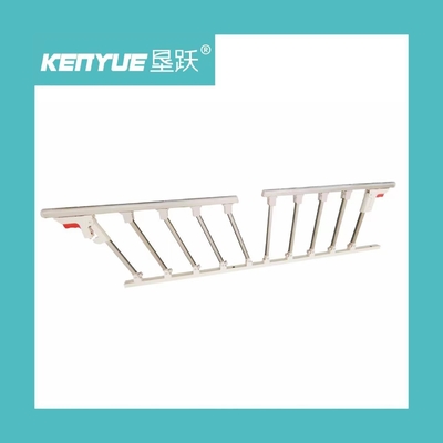Disesuaikan Rumah Sakit Tempat Tidur Guardrail 10 Gear Double Switch Aluminium Alloy