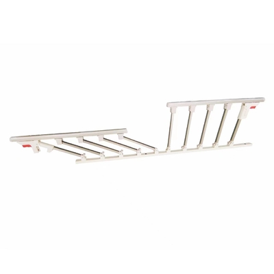 Disesuaikan Rumah Sakit Tempat Tidur Guardrail 10 Gear Double Switch Aluminium Alloy