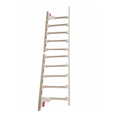 Disesuaikan Rumah Sakit Tempat Tidur Guardrail 10 Gear Double Switch Aluminium Alloy