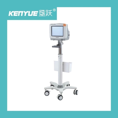 Monitor meja troli slent roda troli workstation komputer