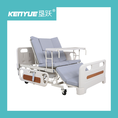 Putih Adjustable Listrik Multifunctional Perawat Tempat Tidur Untuk Rumah Sakit 2090 * 1020mm
