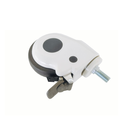 5 inci Universal Wheel Dengan Rem Putih Spesial Medical Caster Rumah Sakit Penggunaan