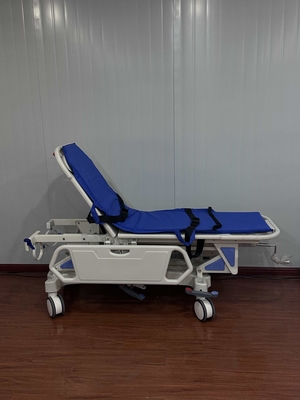 Aluminium paduan pasien Transfer Stretcher Trolley 1930*640*530 Gerakan mobil terbuat dari baja