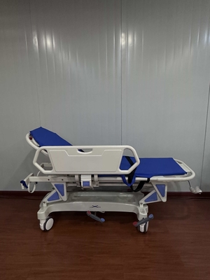 Aluminium paduan pasien Transfer Stretcher Trolley 1930*640*530 Gerakan mobil terbuat dari baja