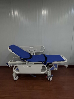 Aluminium paduan pasien Transfer Stretcher Trolley 1930*640*530 Gerakan mobil terbuat dari baja