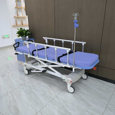 Hospital Equipment Medical Patient Trolley pengaman lipat Pengiriman kursi roda b