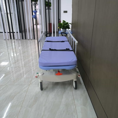 Hospital Equipment Medical Patient Trolley pengaman lipat Pengiriman kursi roda b