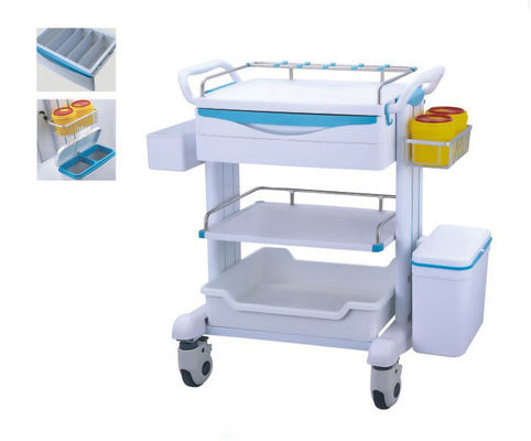 Buta Roda ABS Rumah Sakit Obat Trolley