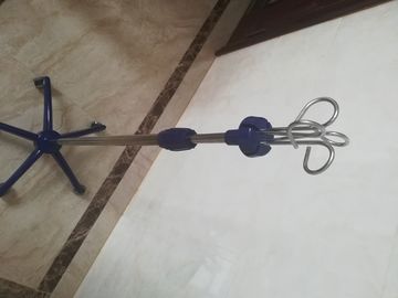 Aksesoris Pole Iv Moviable yang Dapat Dilepas Stainless Mudah Menggantung Barang Pada Sakit