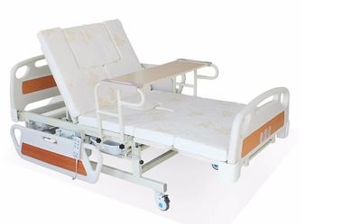 Tempat Tidur Medis Kembali Adjustable Rotating Rumah Sakit Tempat Tidur Perawatan Listrik Untuk Rumah Putih