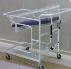 Logam Baru Lahir Baby Cart Bed Rumah Sakit Boks Furniture Komersial Untuk Klinik
