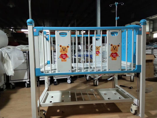 Roda Rem Diam 1770 * 705mm Tempat Tidur Pediatrik Medis