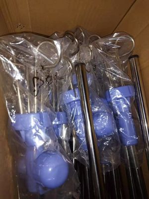 Desain Khusus Standing Infusion Stand Iv Pole Accessories Dari Stainless Steel
