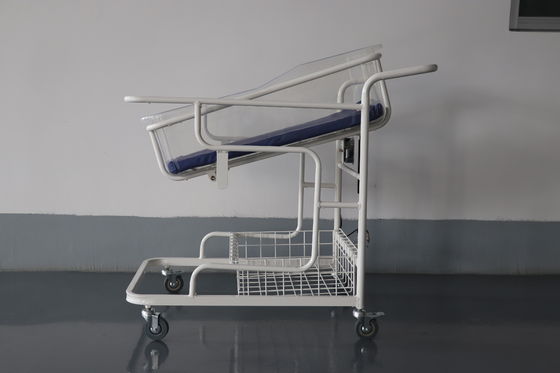 Mobile Adjustable Angle Transparent Baby Basin Rumah Sakit Tempat Tidur Bayi