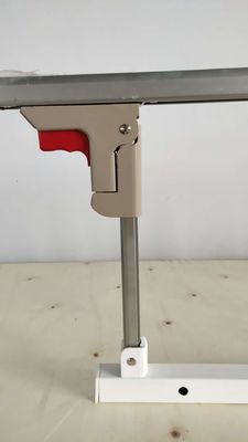 Rel Penjaga Tempat Tidur Rumah Sakit Enam Tiang Aluminium Alloy Side Rail Dilipat