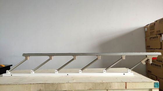 Rel Penjaga Tempat Tidur Rumah Sakit Enam Tiang Aluminium Alloy Side Rail Dilipat