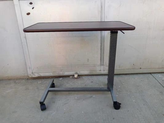 765X385mm Meja Baki Tempat Tidur Rumah Sakit Portable Over Bed Table Coil spring
