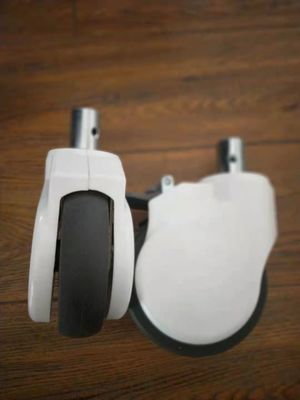 Bagian Tempat Tidur Rumah Sakit Medical Caster 5 Inch Bisu Plastik Roda Dengan Rem ABS Penutup Luar