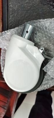 Bagian Tempat Tidur Rumah Sakit Medical Caster 5 Inch Bisu Plastik Roda Dengan Rem ABS Penutup Luar