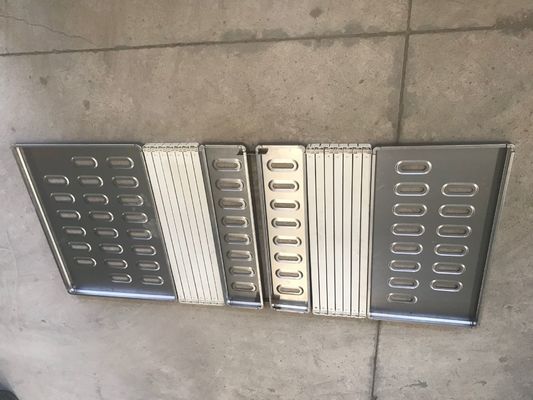 Aksesoris Tempat Tidur Rumah Sakit Medis Panel Papan Tempat Tidur Rumah Sakit Logam Empat Bagian