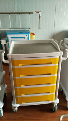 Pengiriman Obat Aluminium Alloy Frame Workstation Trolley Terintegrasi