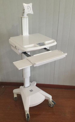 Troli komputer medis bahan paduan aluminium all-in-one cart