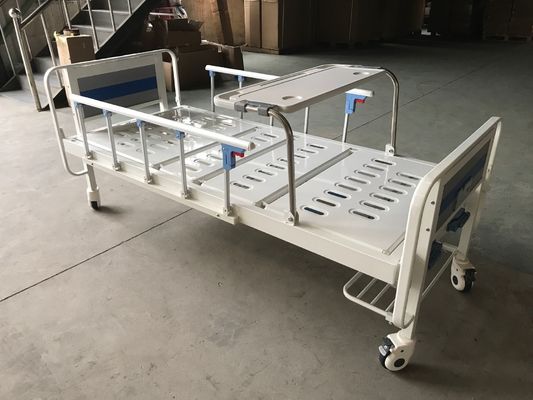 Manual Medis Dua Fungsi Tempat Tidur Rumah Sakit Dengan Dua Cranks Dan Over Bed Table