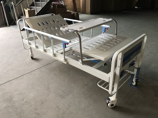 Manual Medis Dua Fungsi Tempat Tidur Rumah Sakit Dengan Dua Cranks Dan Over Bed Table