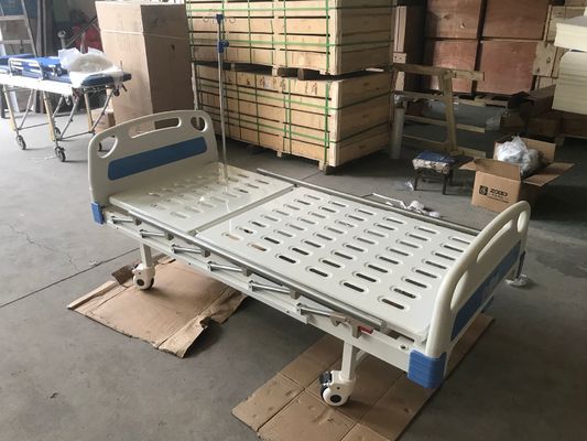 Tempat Tidur Rumah Sakit Single Crank Adjustable Back Manual 480mm 250kgs