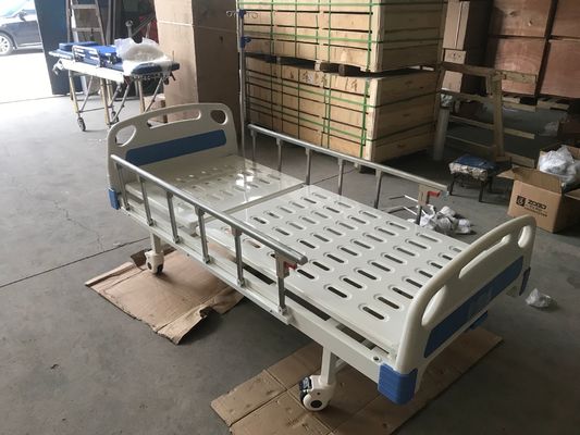Tempat Tidur Rumah Sakit Single Crank Adjustable Back Manual 480mm 250kgs