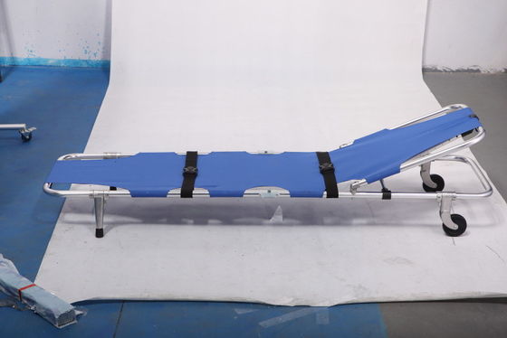 Tandu pertolongan pertama medis tandu aluminium lipat darurat tandu EMS