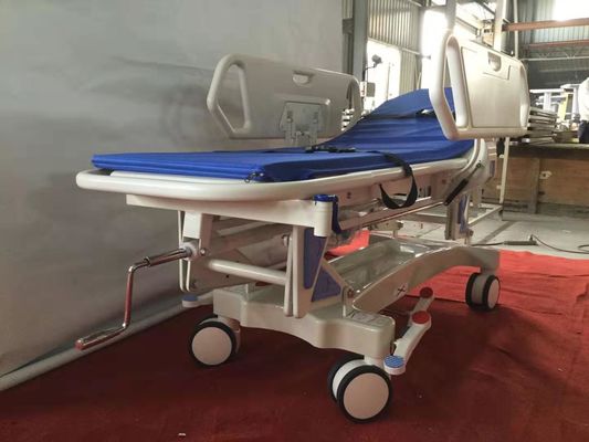 PP Side Rails Transport Trolley Rumah Sakit Transfer Pasien Tandu Darurat