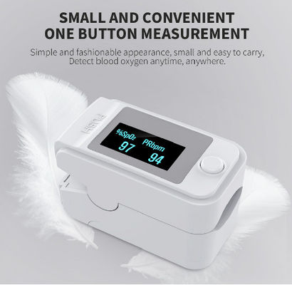 Perawatan Rumah 8S Oled Finger Pulse Oximeter Perangkat Medis Habis