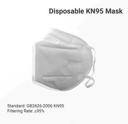 Masker Wajah Bedah Medis KN95 Masker Sekali Pakai Respirator Bedah