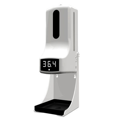 K9 Pro Plus Termometer Wall Mounted Hand Sanitizer Dispenser Sabun 1000ml 10cm
