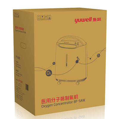 Merek Yuwell 5L Aliran Konsentrator Oksigen Medis Mesin Generator Oksigen 93%