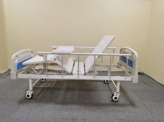 Tempat Tidur Rumah Sakit Dua Cranks, Ranjang Tempat Tidur Pasien Stainless