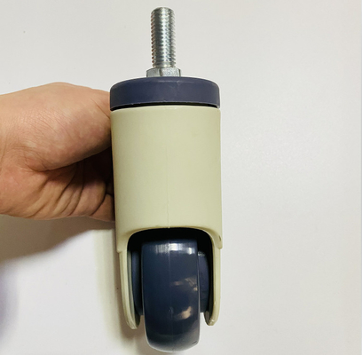 Kastor Medis Rumah Sakit Roda Universal 4 Inch Dengan Rem Putih Krem